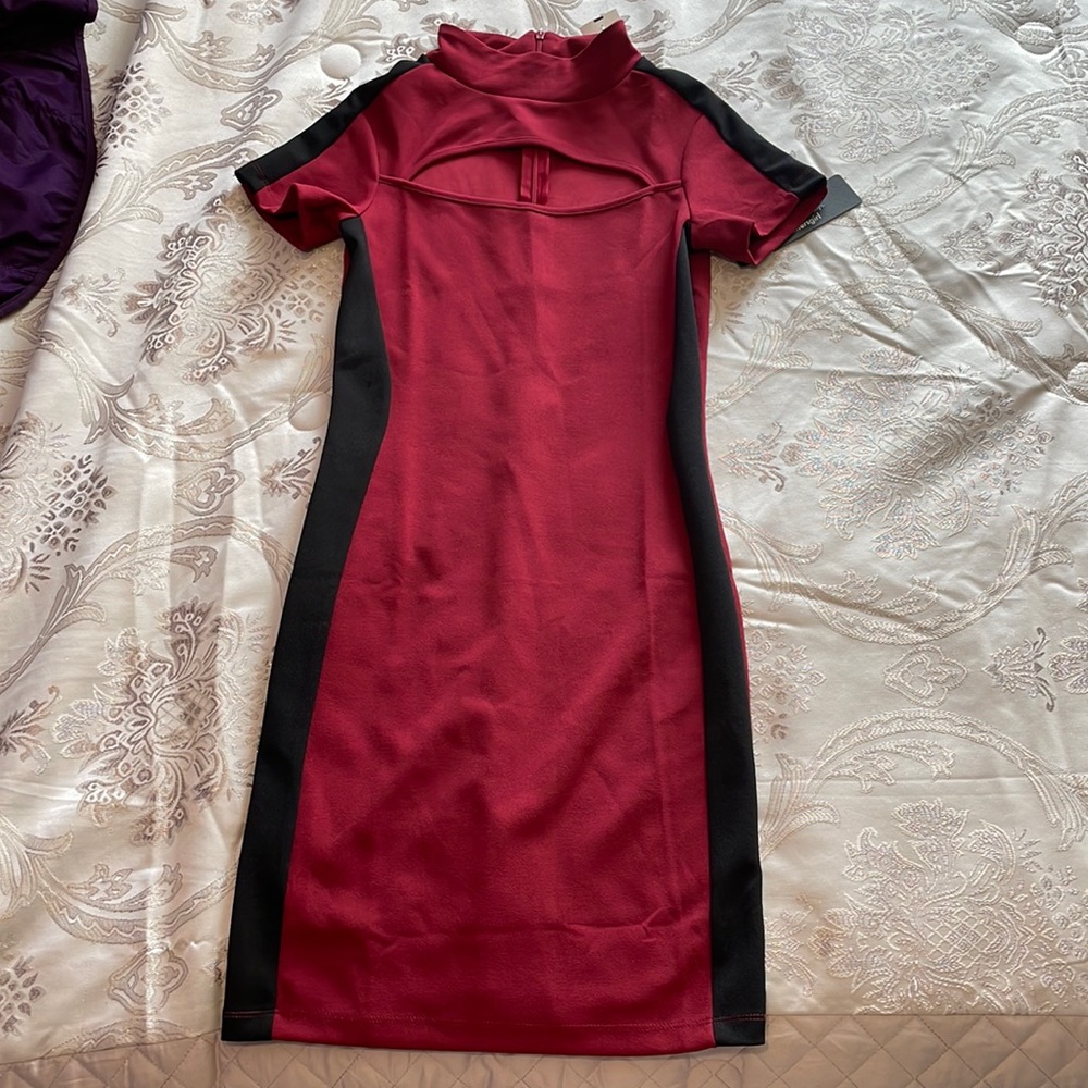 Red and Black Tight Dress